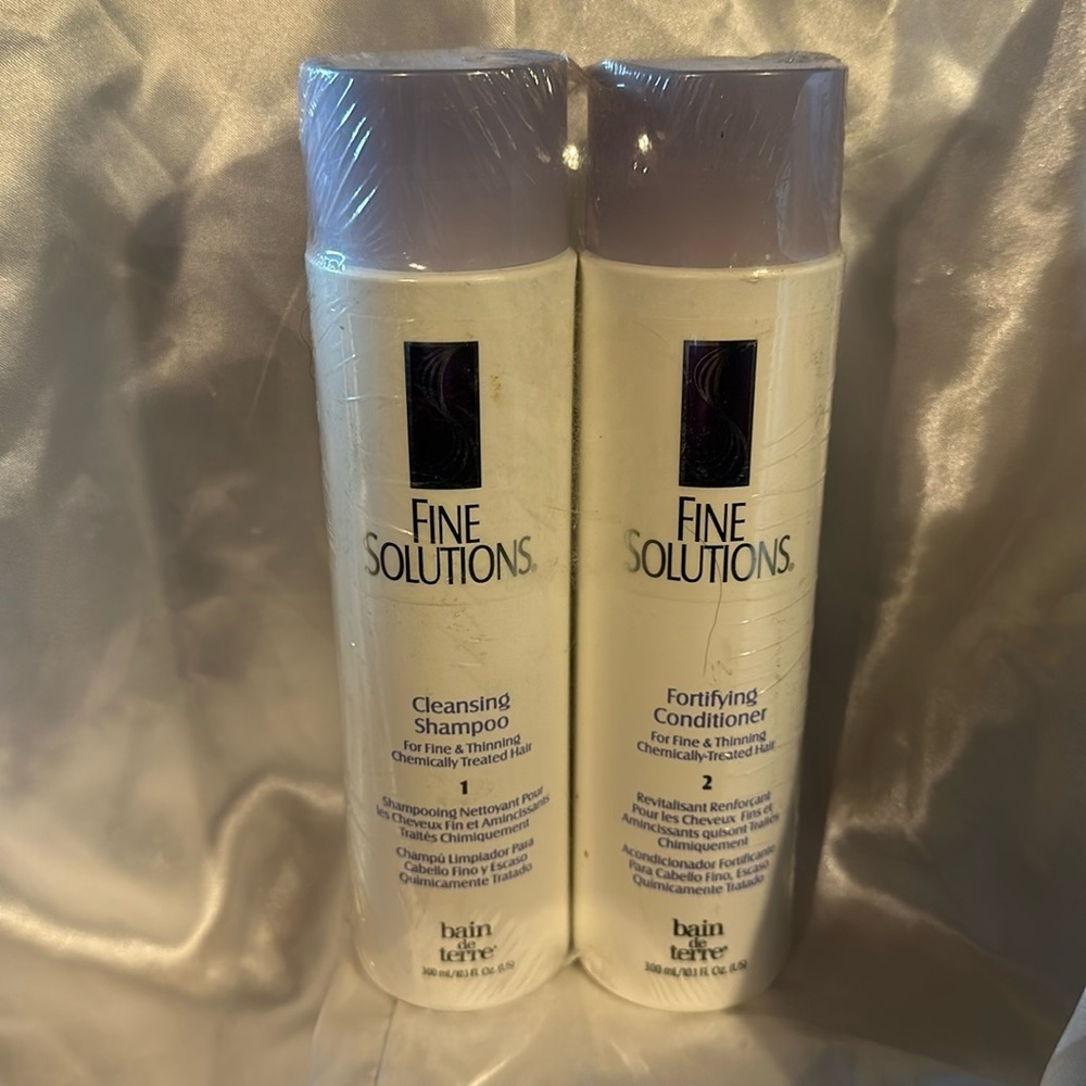 Fine Solutions Cleansing Shampoo & Fortifying Conditioner- Fine/Thinning Hair